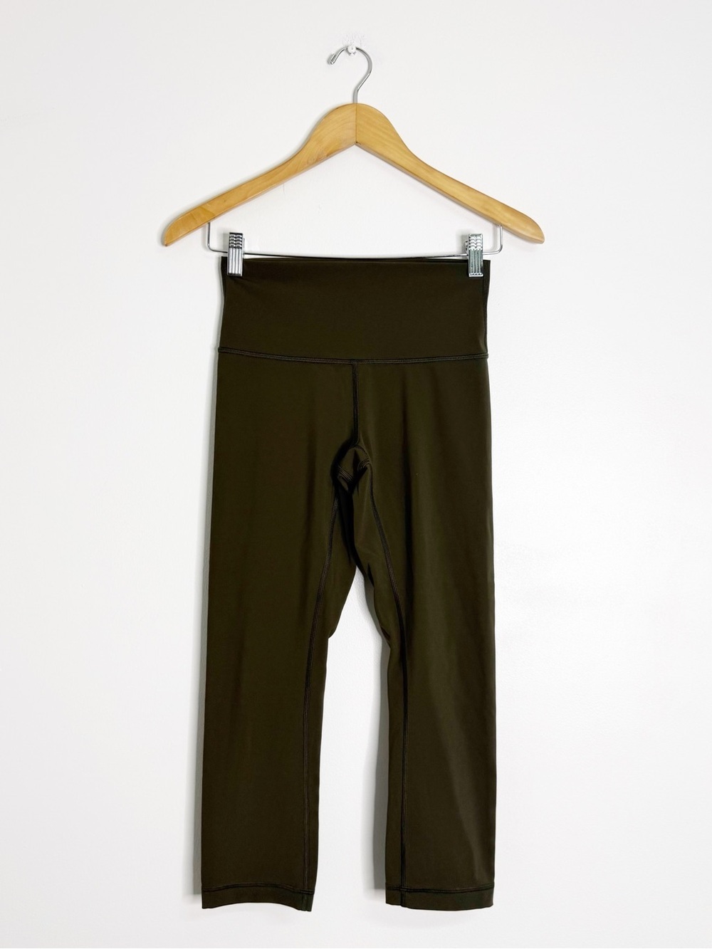 Lululemon Align High Rise Crop Leggings Green Size 4 Yoga Pants